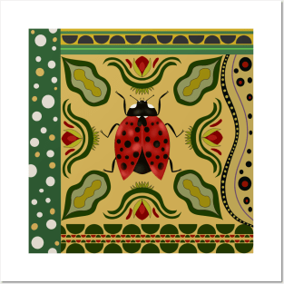 Colorful Ladybug Posters and Art